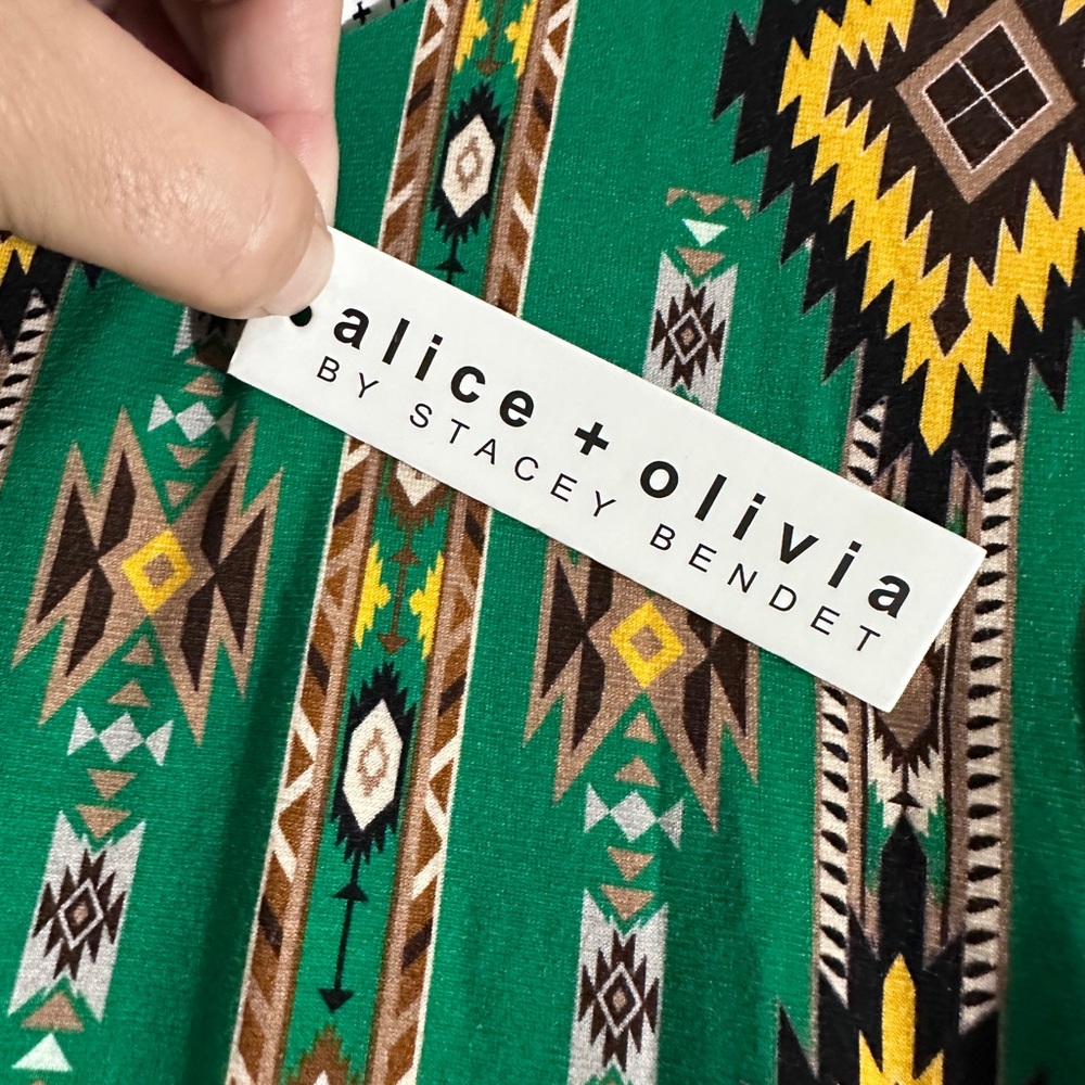 alice + olivia Delora Mystic ikat sheath dress. SIZE 12 NWT - Picture 8 of 9